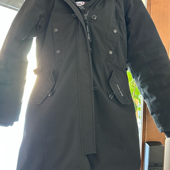 Canada Goose Leslie Parka Black Hooded Winter Coat - Picture 4 of 14